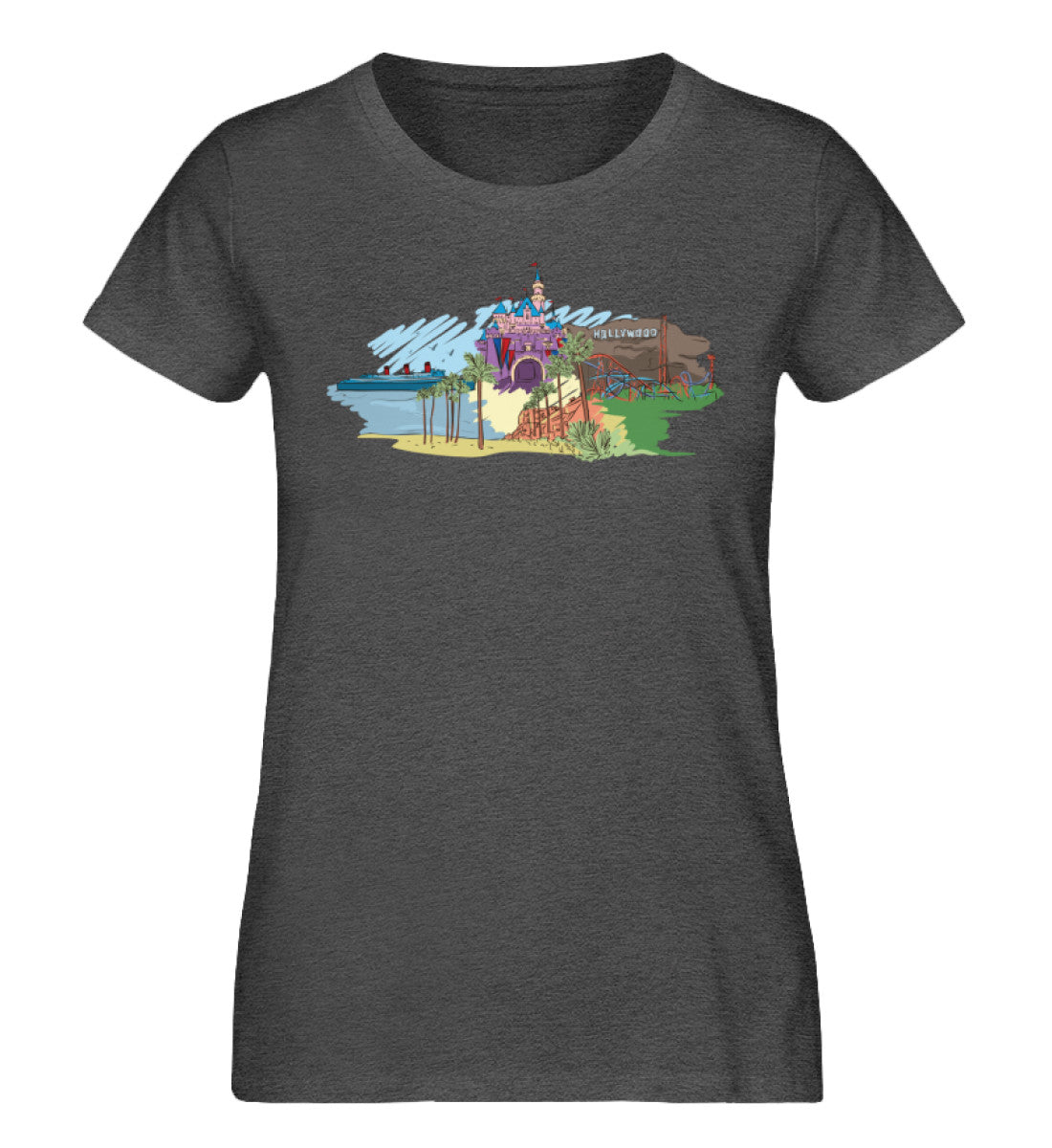 Hollywood - Damen Premium Organic Shirt - AQ.Vogue