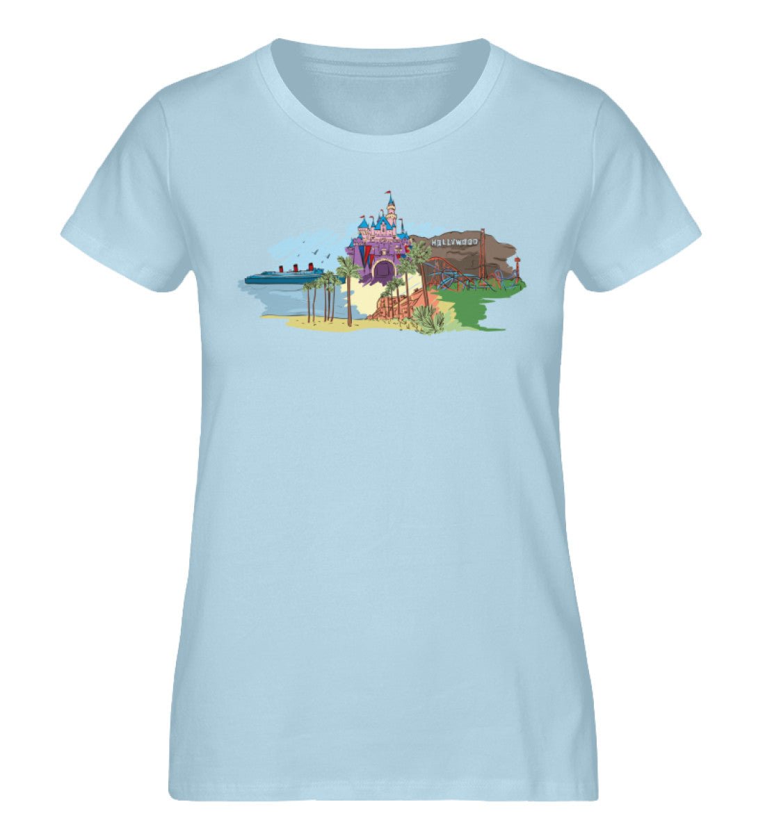 Hollywood - Damen Premium Organic Shirt - AQ.Vogue