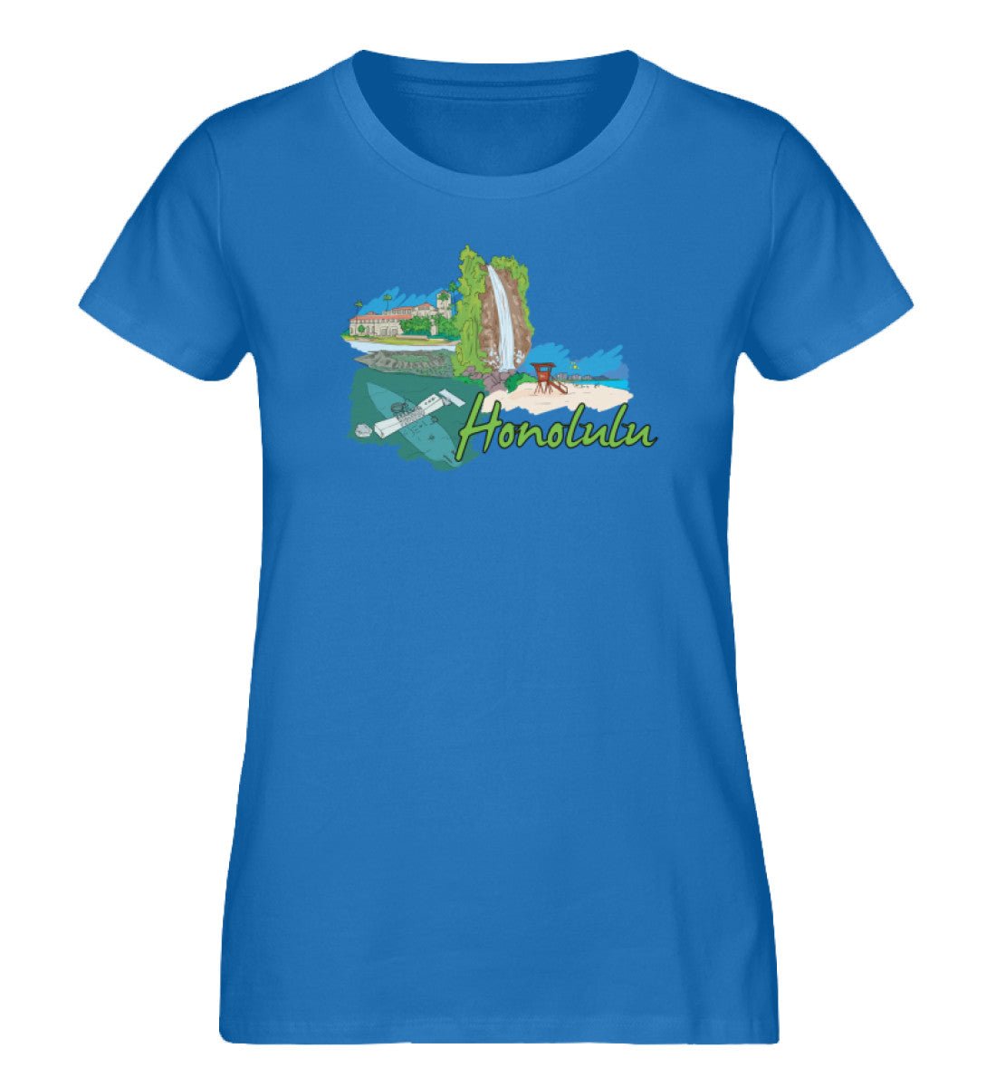 Honolulu - Damen Premium Organic Shirt - AQ.Vogue