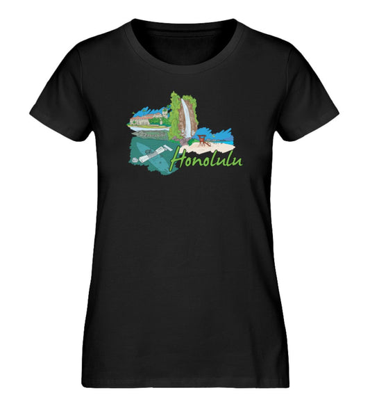 Honolulu - Damen Premium Organic Shirt - AQ.Vogue