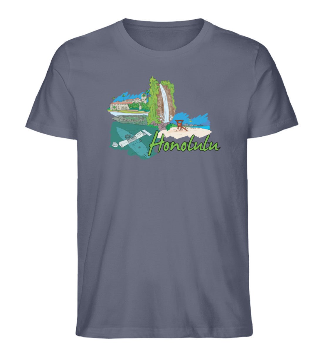 Honolulu - Herren Premium Organic Shirt - AQ.Vogue