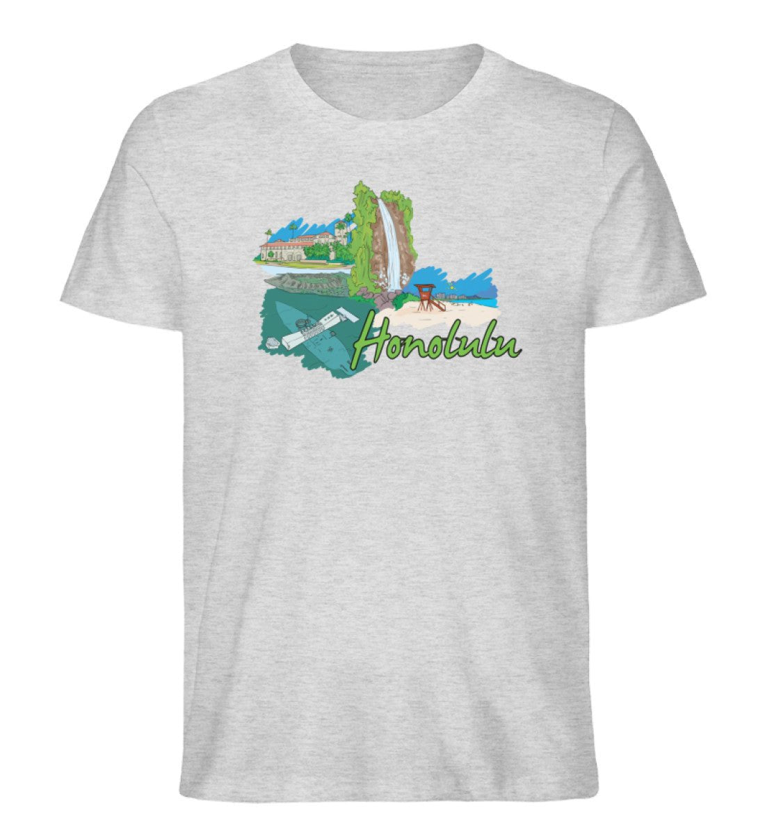 Honolulu - Herren Premium Organic Shirt - AQ.Vogue