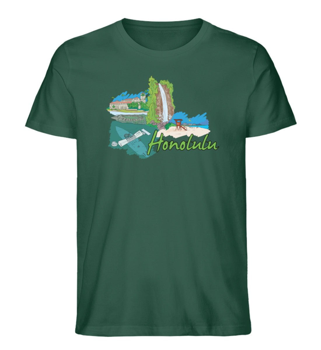 Honolulu - Herren Premium Organic Shirt - AQ.Vogue