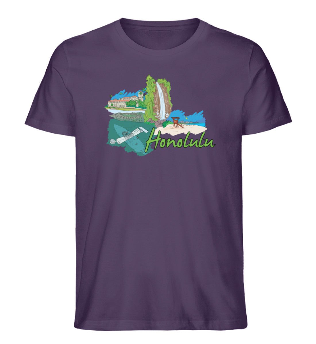 Honolulu - Herren Premium Organic Shirt - AQ.Vogue