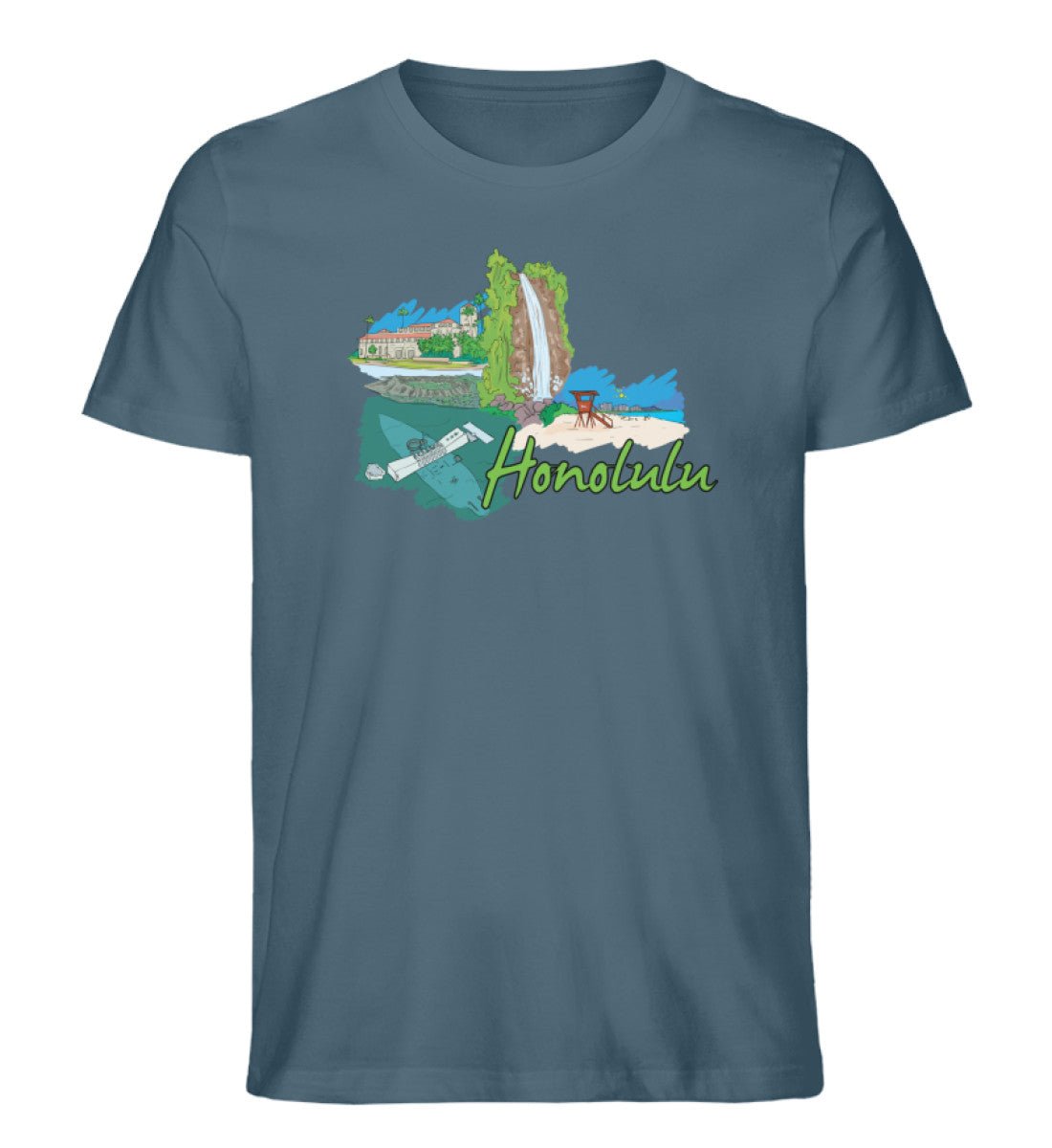 Honolulu - Herren Premium Organic Shirt - AQ.Vogue
