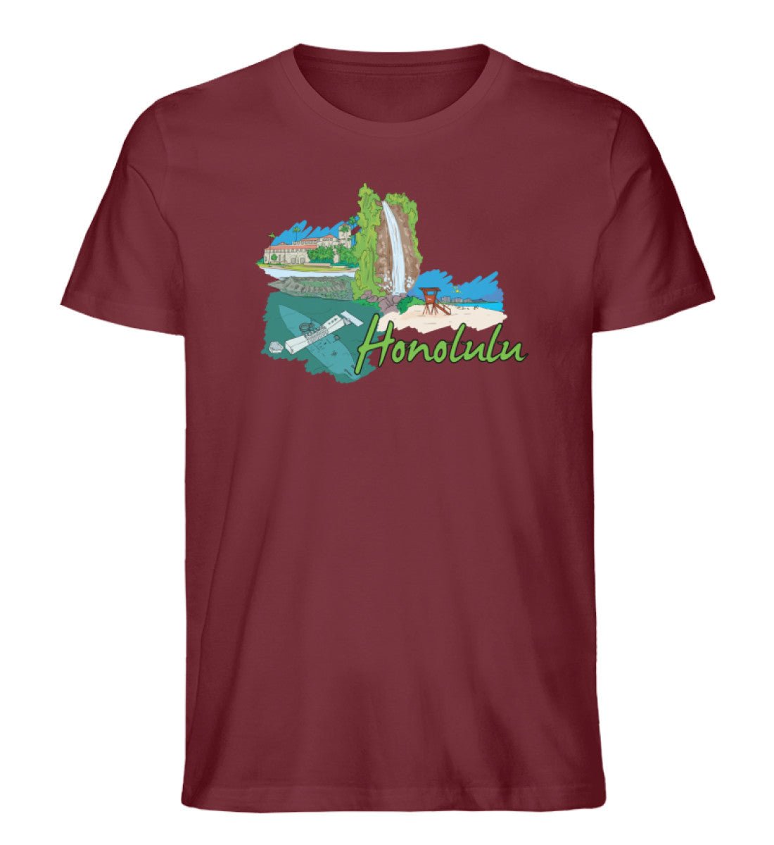 Honolulu - Herren Premium Organic Shirt - AQ.Vogue