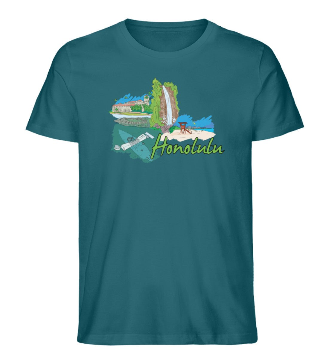 Honolulu - Herren Premium Organic Shirt - AQ.Vogue