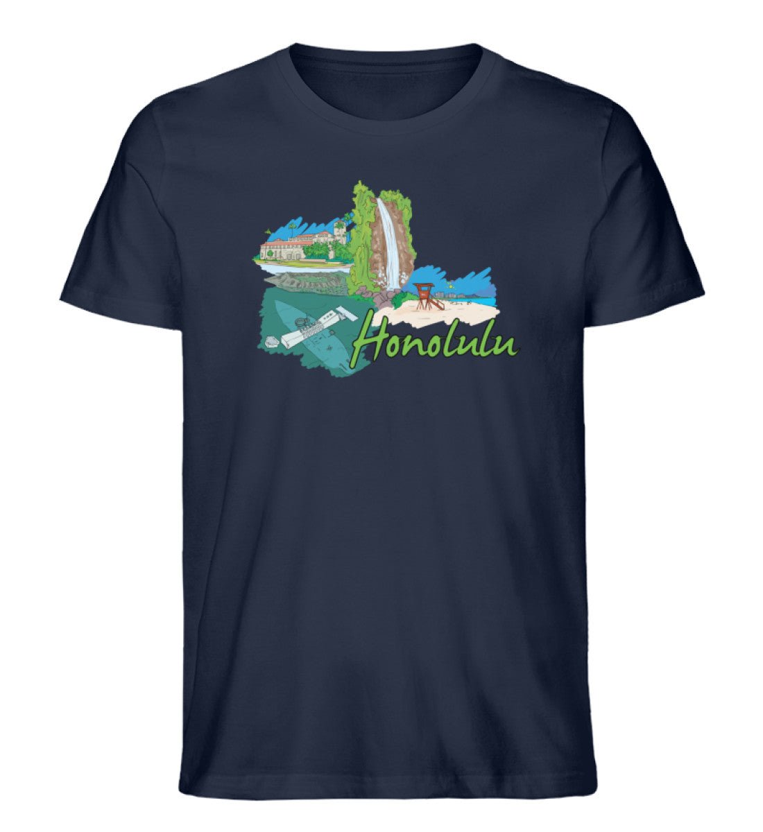 Honolulu - Herren Premium Organic Shirt - AQ.Vogue