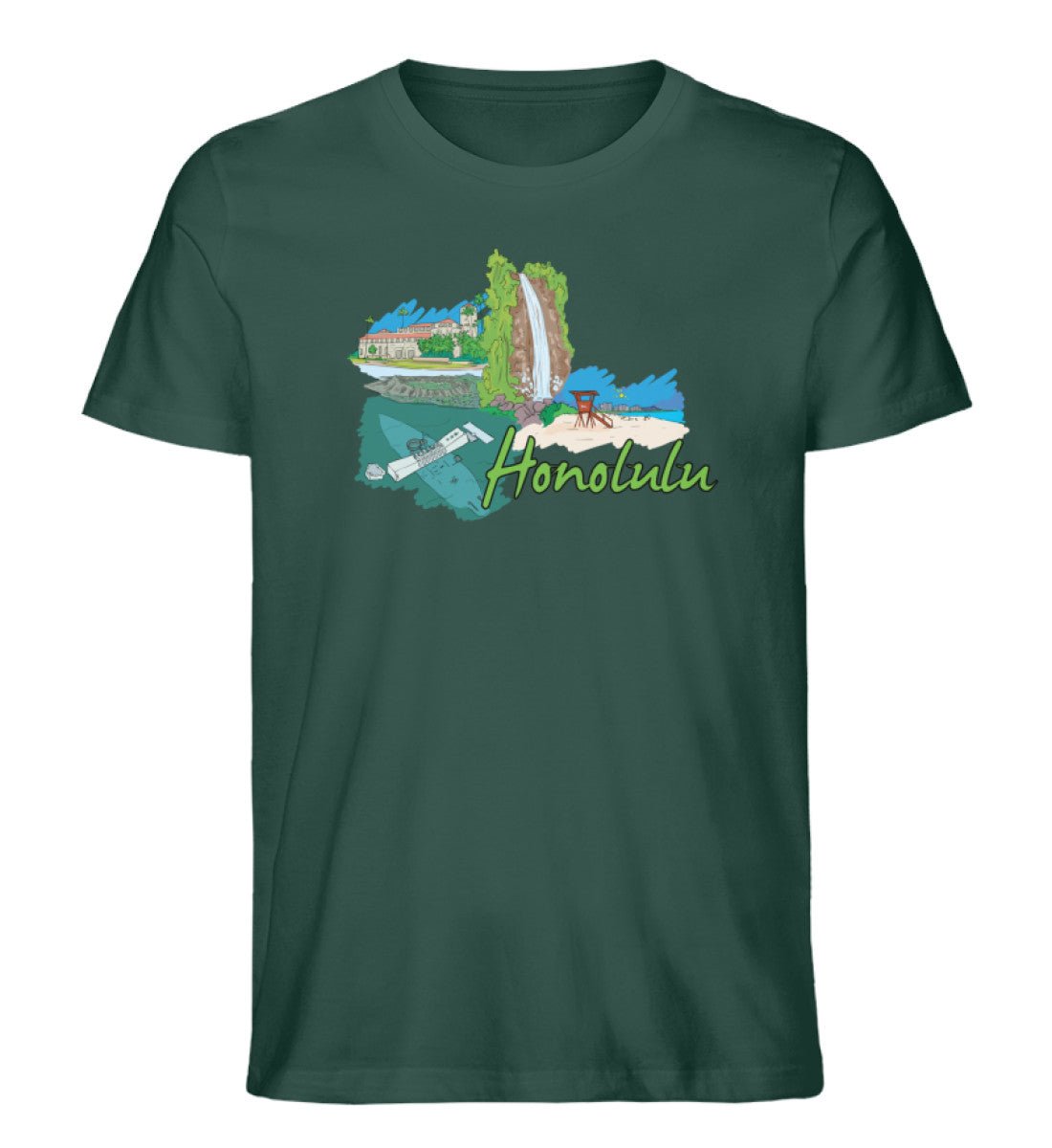 Honolulu - Herren Premium Organic Shirt - AQ.Vogue