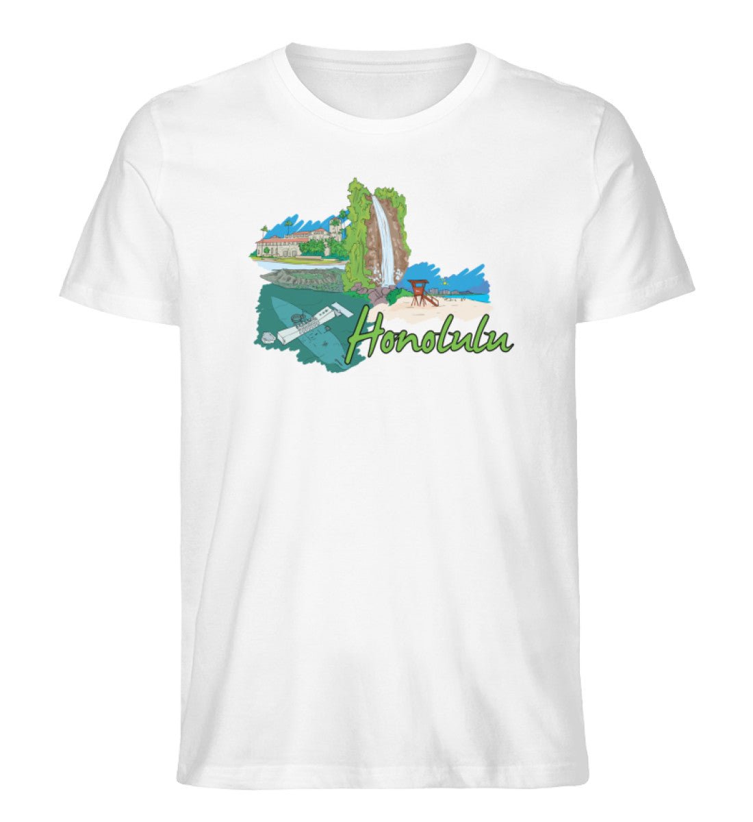 Honolulu - Herren Premium Organic Shirt - AQ.Vogue