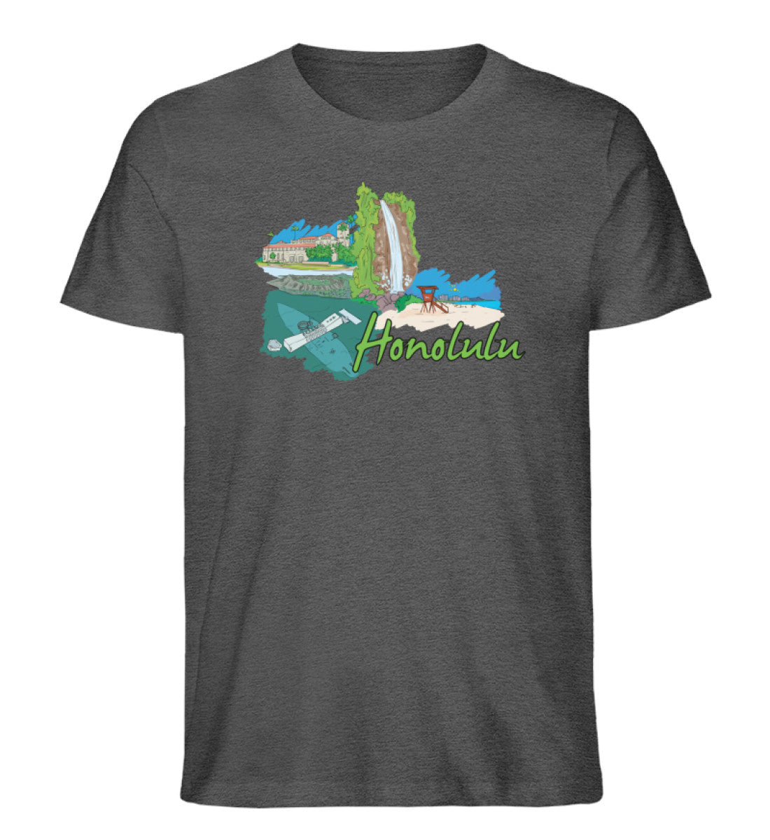 Honolulu - Herren Premium Organic Shirt - AQ.Vogue