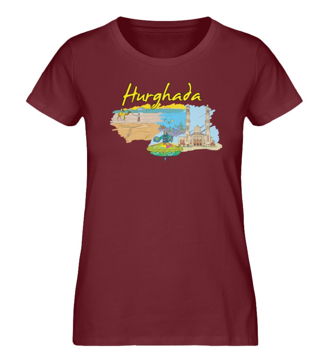 Hurghada - Damen Premium Organic Shirt - AQ.Vogue