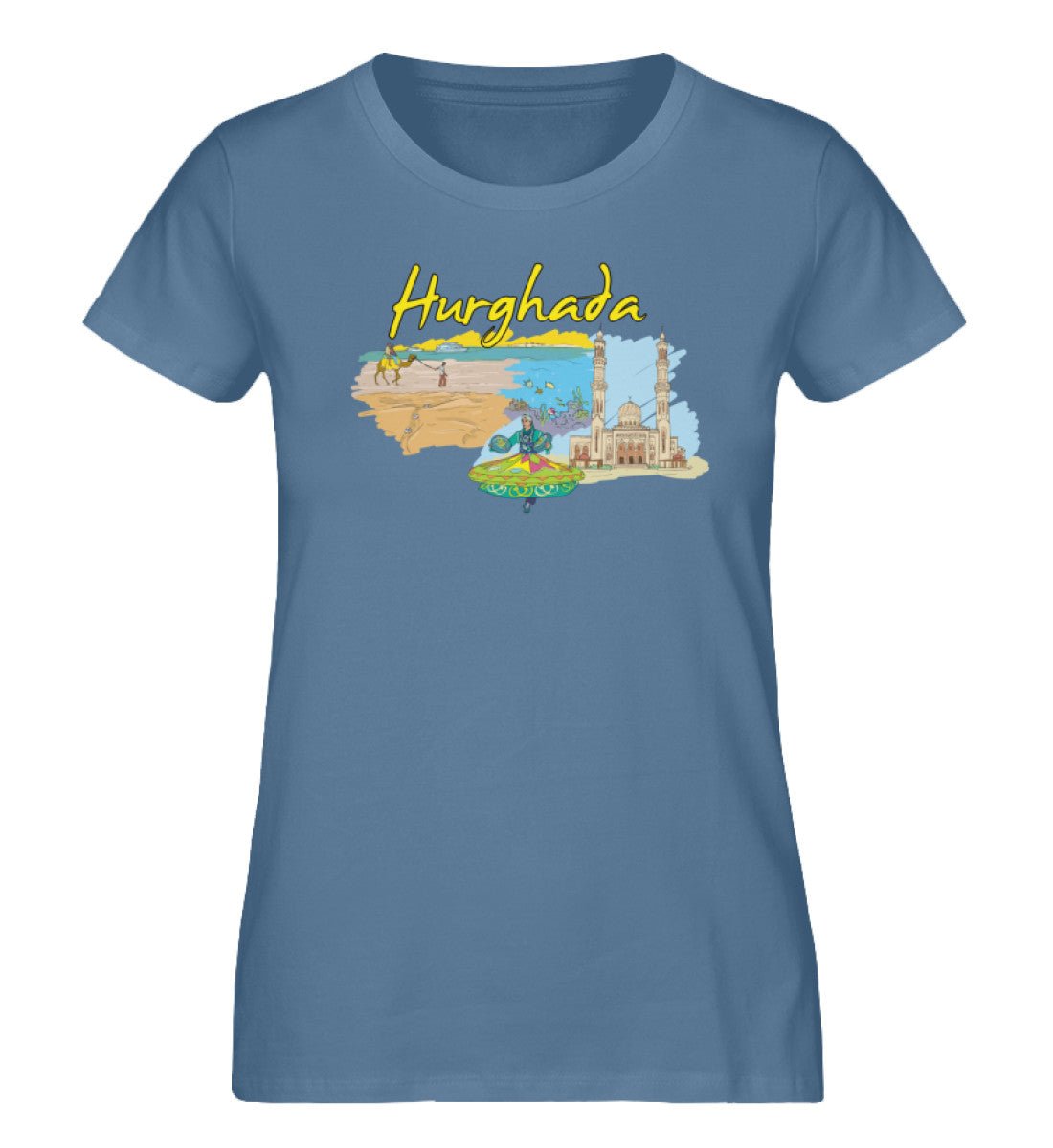 Hurghada - Damen Premium Organic Shirt - AQ.Vogue