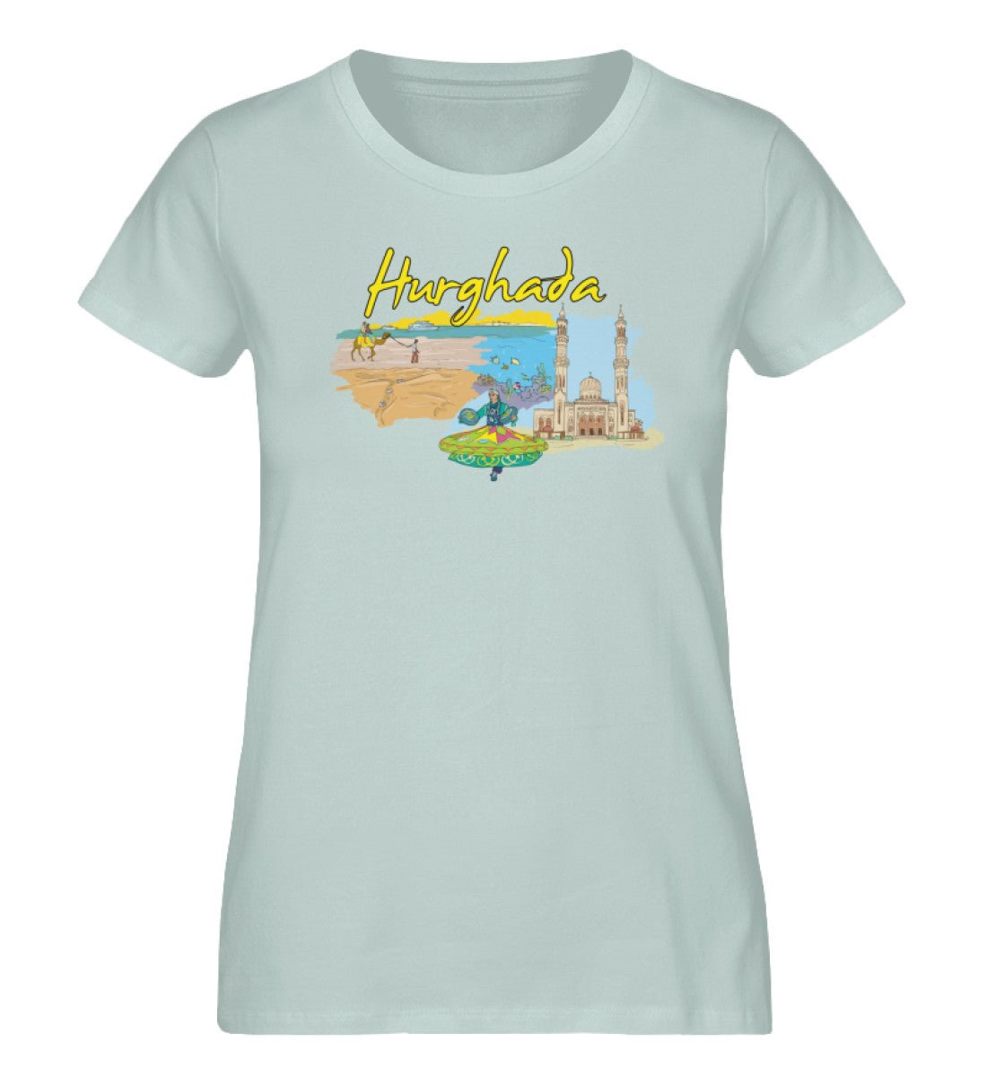 Hurghada - Damen Premium Organic Shirt - AQ.Vogue