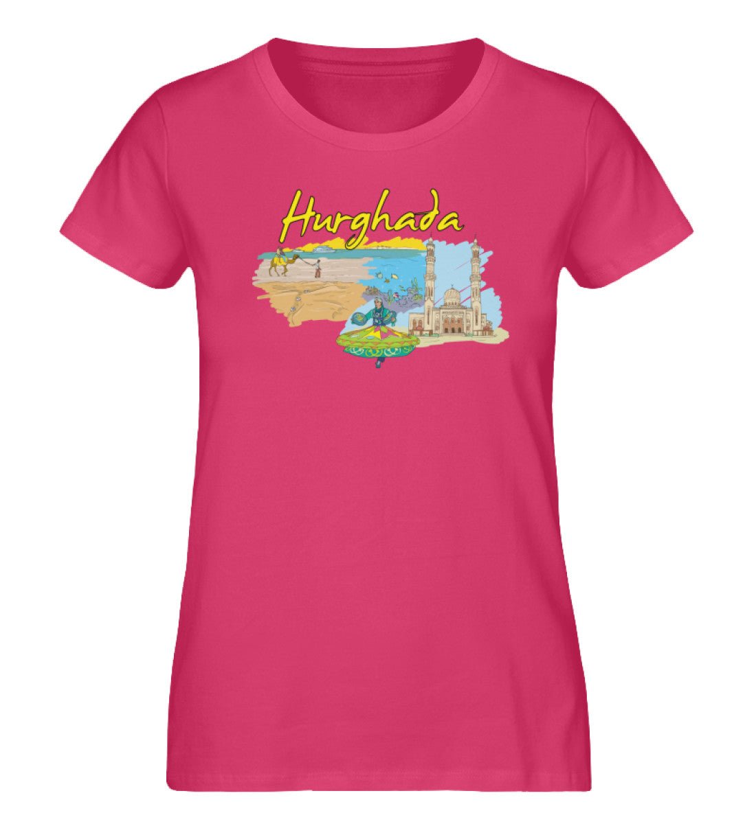 Hurghada - Damen Premium Organic Shirt - AQ.Vogue