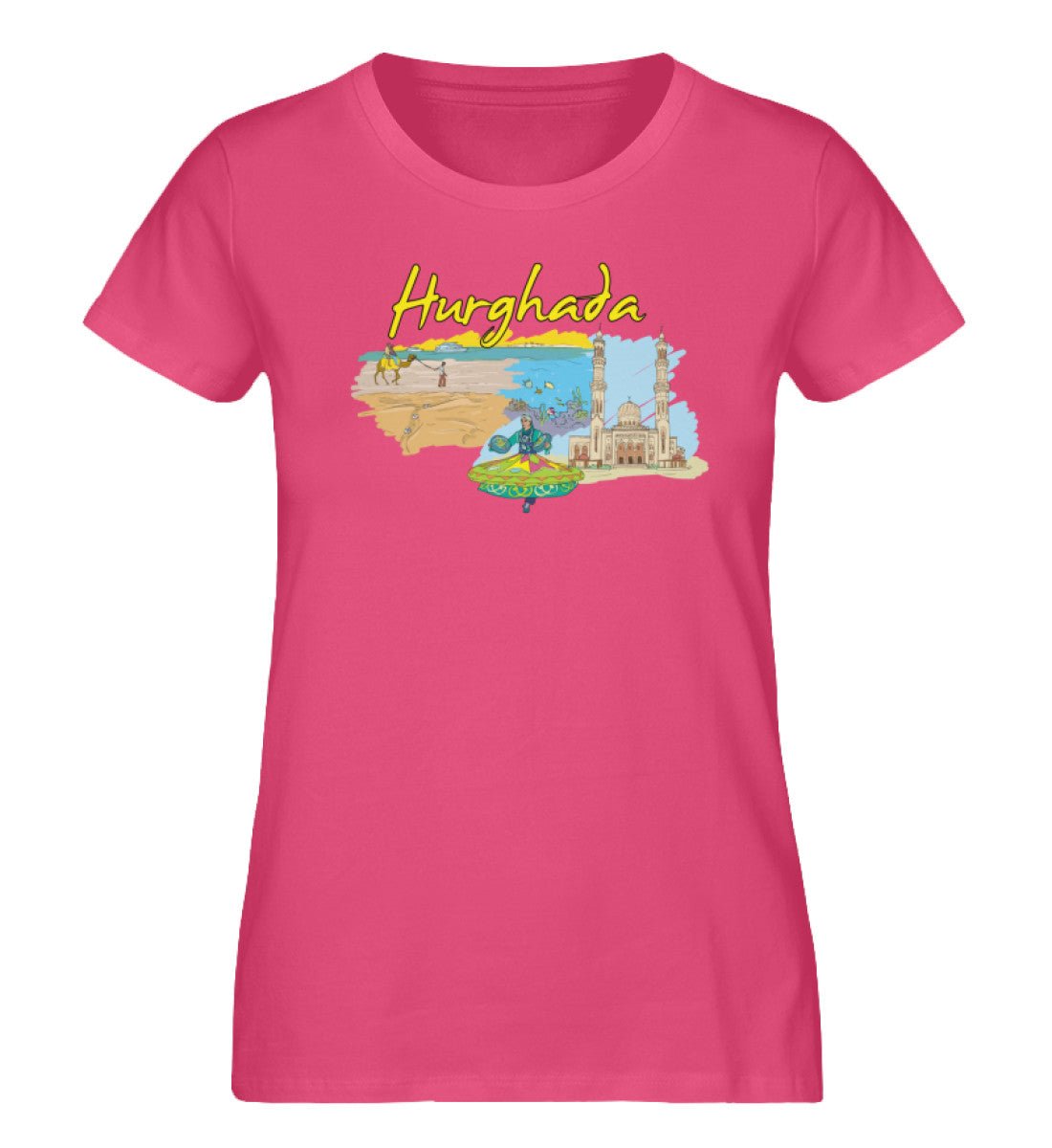 Hurghada - Damen Premium Organic Shirt - AQ.Vogue