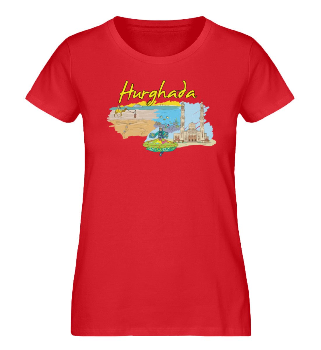 Hurghada - Damen Premium Organic Shirt - AQ.Vogue