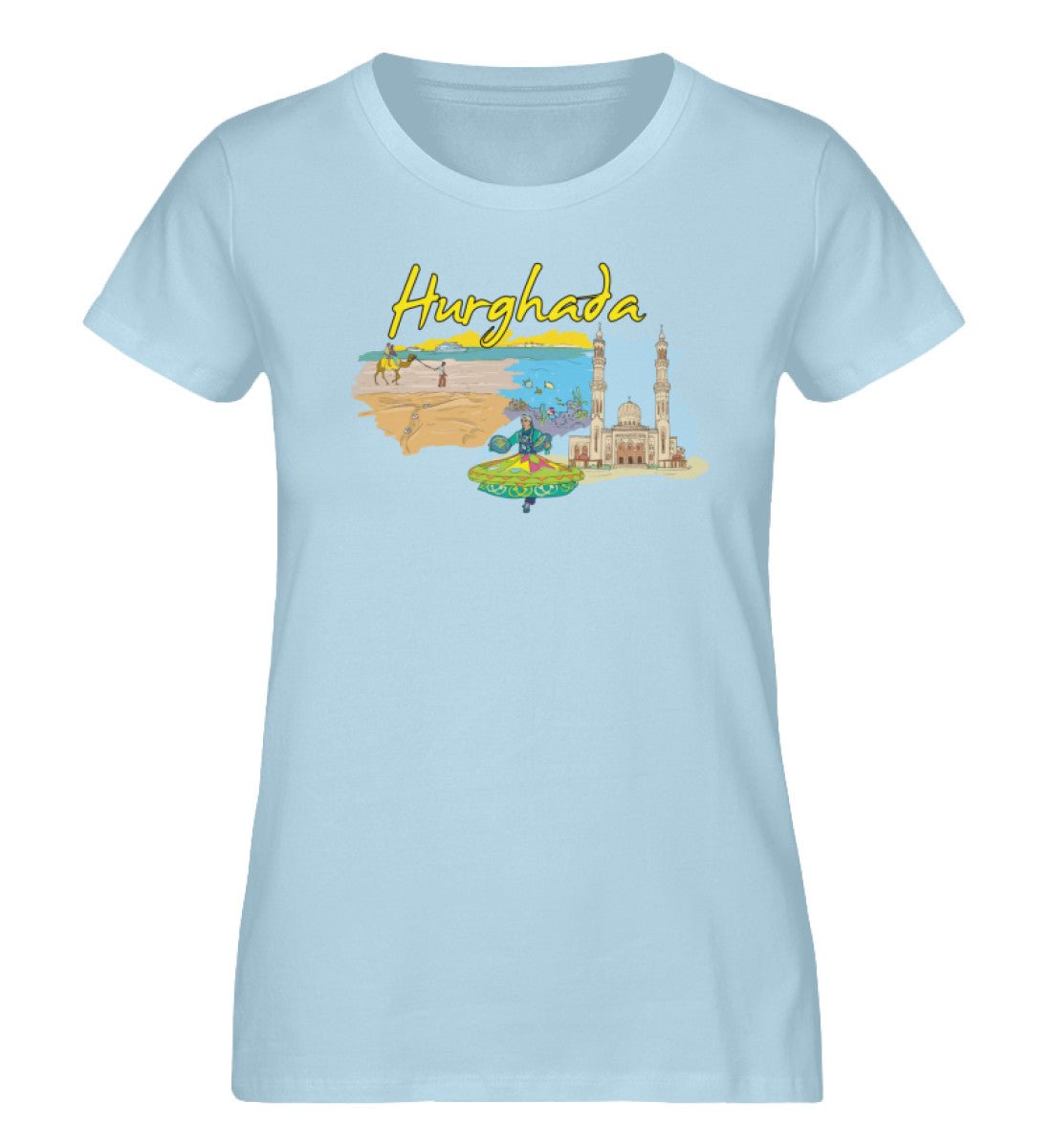 Hurghada - Damen Premium Organic Shirt - AQ.Vogue