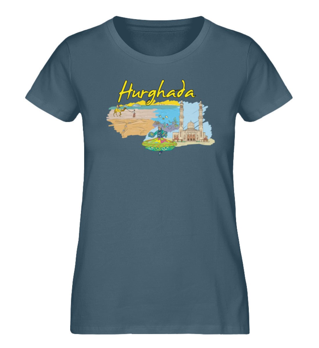 Hurghada - Damen Premium Organic Shirt - AQ.Vogue