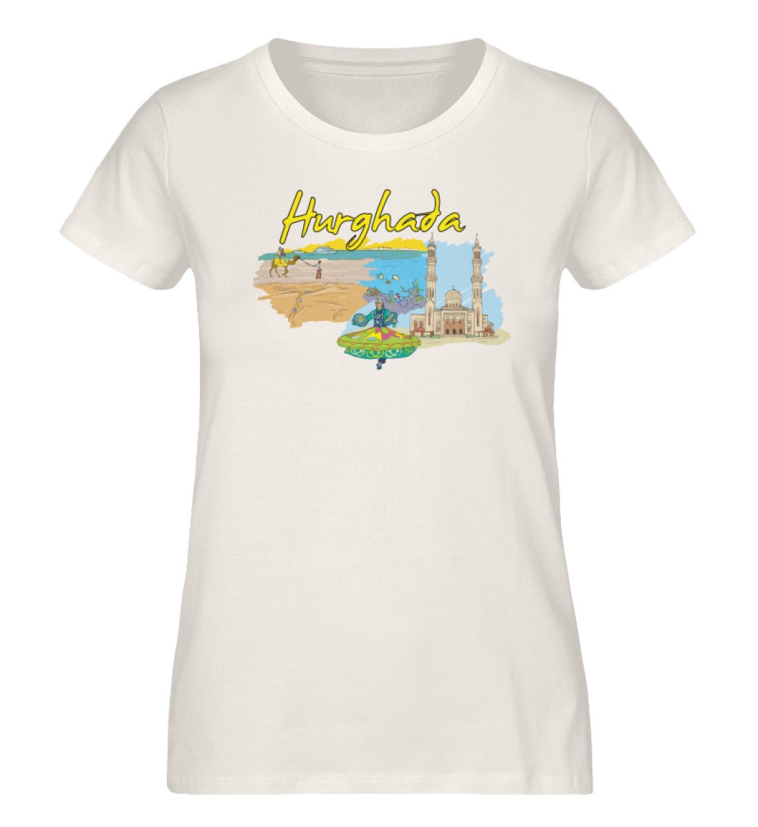 Hurghada - Damen Premium Organic Shirt - AQ.Vogue