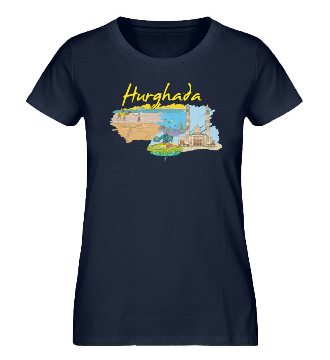 Hurghada - Damen Premium Organic Shirt - AQ.Vogue