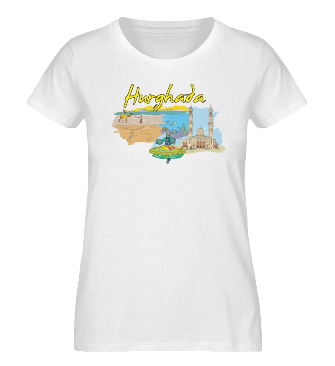 Hurghada - Damen Premium Organic Shirt - AQ.Vogue