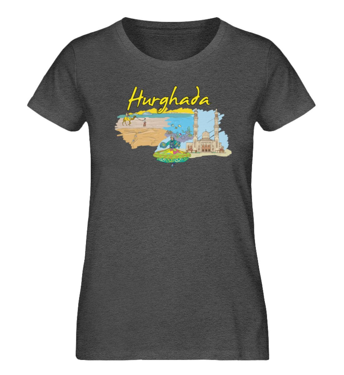 Hurghada - Damen Premium Organic Shirt - AQ.Vogue