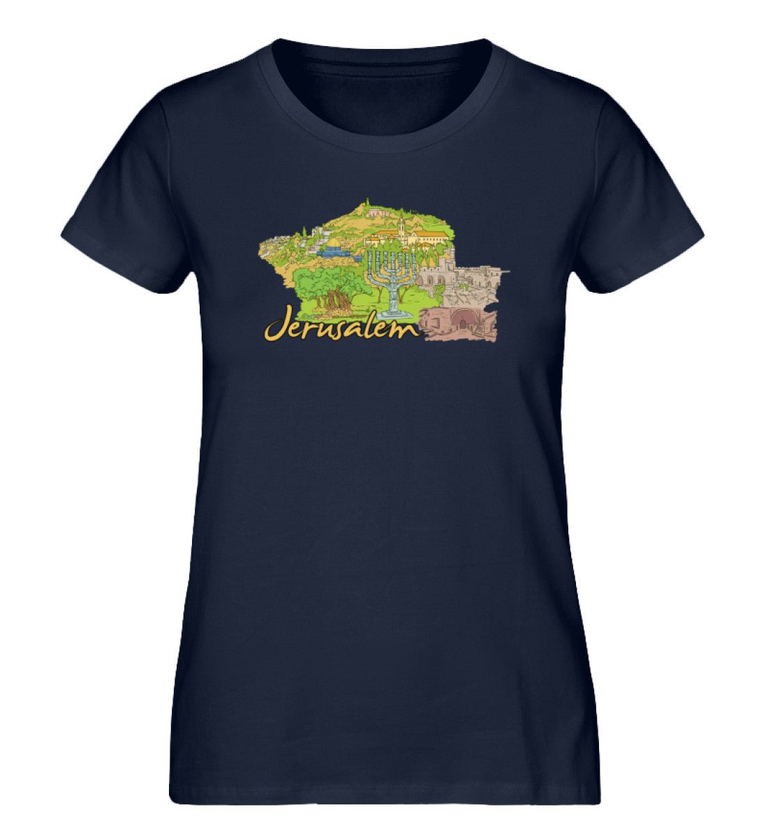 Jerusalem - Damen Premium Organic Shirt - AQ.Vogue