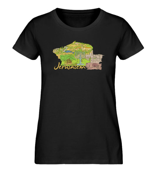 Jerusalem - Damen Premium Organic Shirt - AQ.Vogue