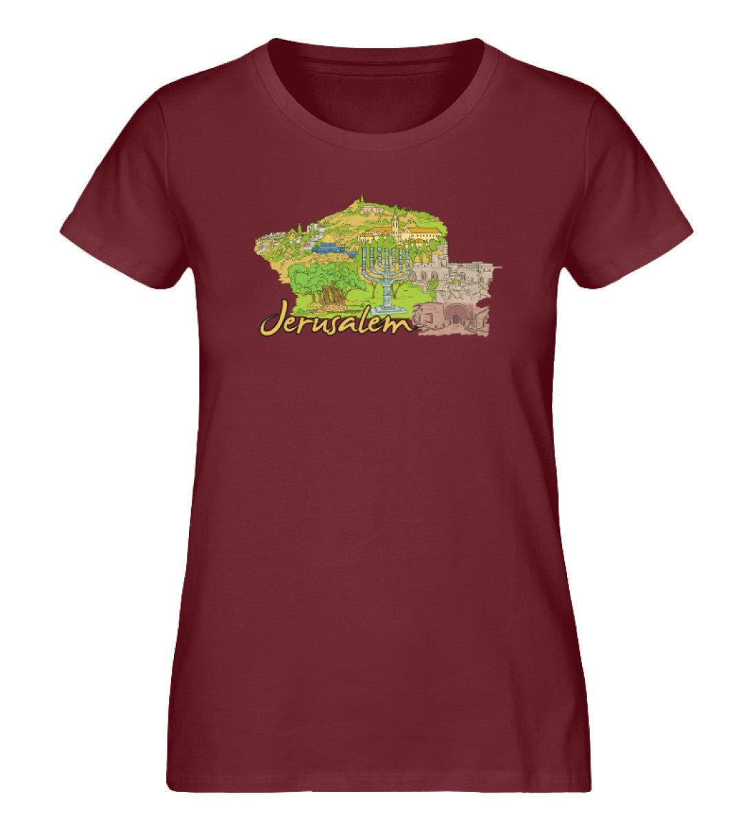 Jerusalem - Damen Premium Organic Shirt - AQ.Vogue