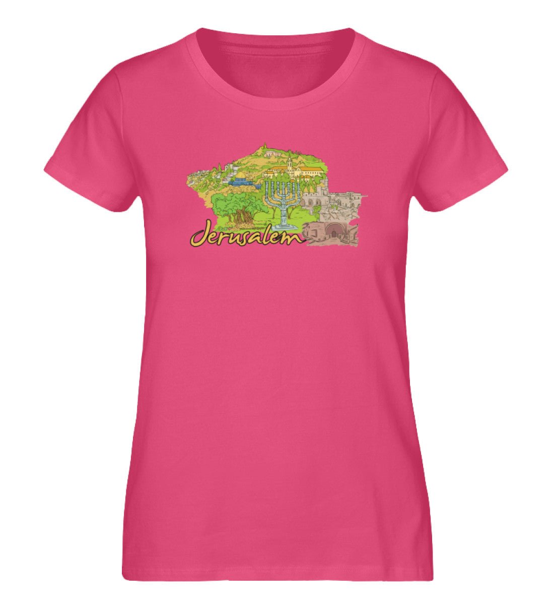 Jerusalem - Damen Premium Organic Shirt - AQ.Vogue