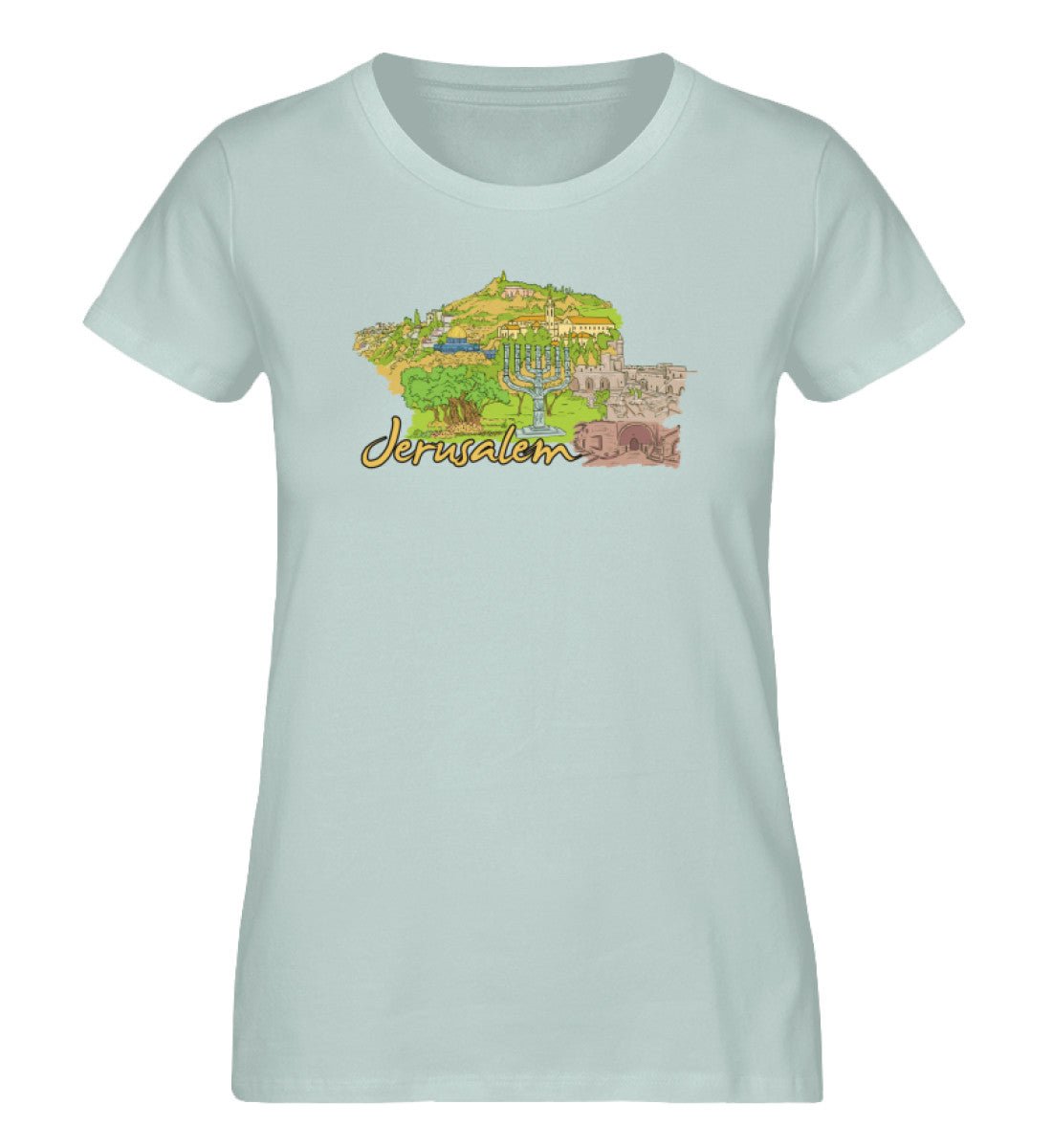 Jerusalem - Damen Premium Organic Shirt - AQ.Vogue