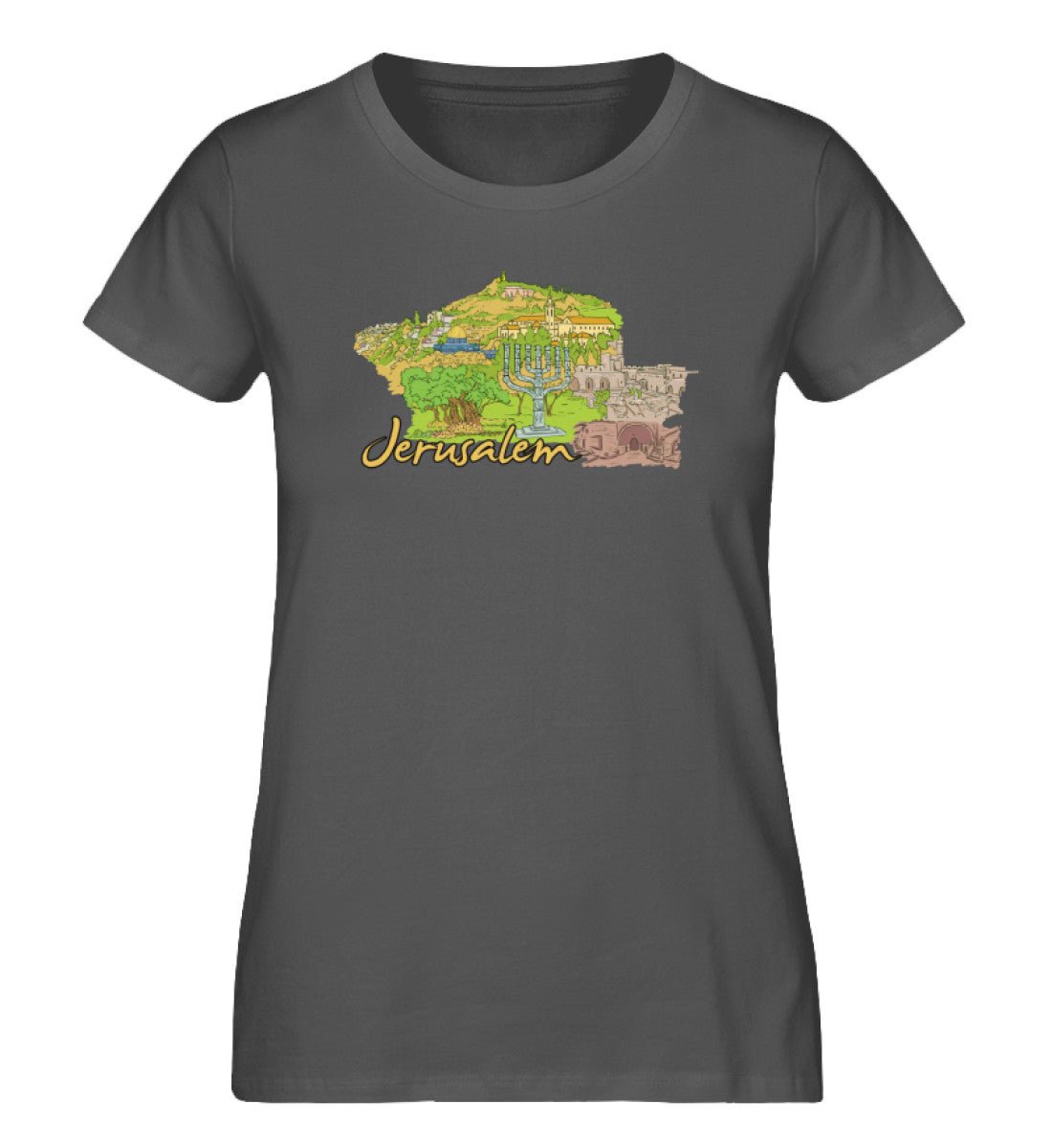 Jerusalem - Damen Premium Organic Shirt - AQ.Vogue