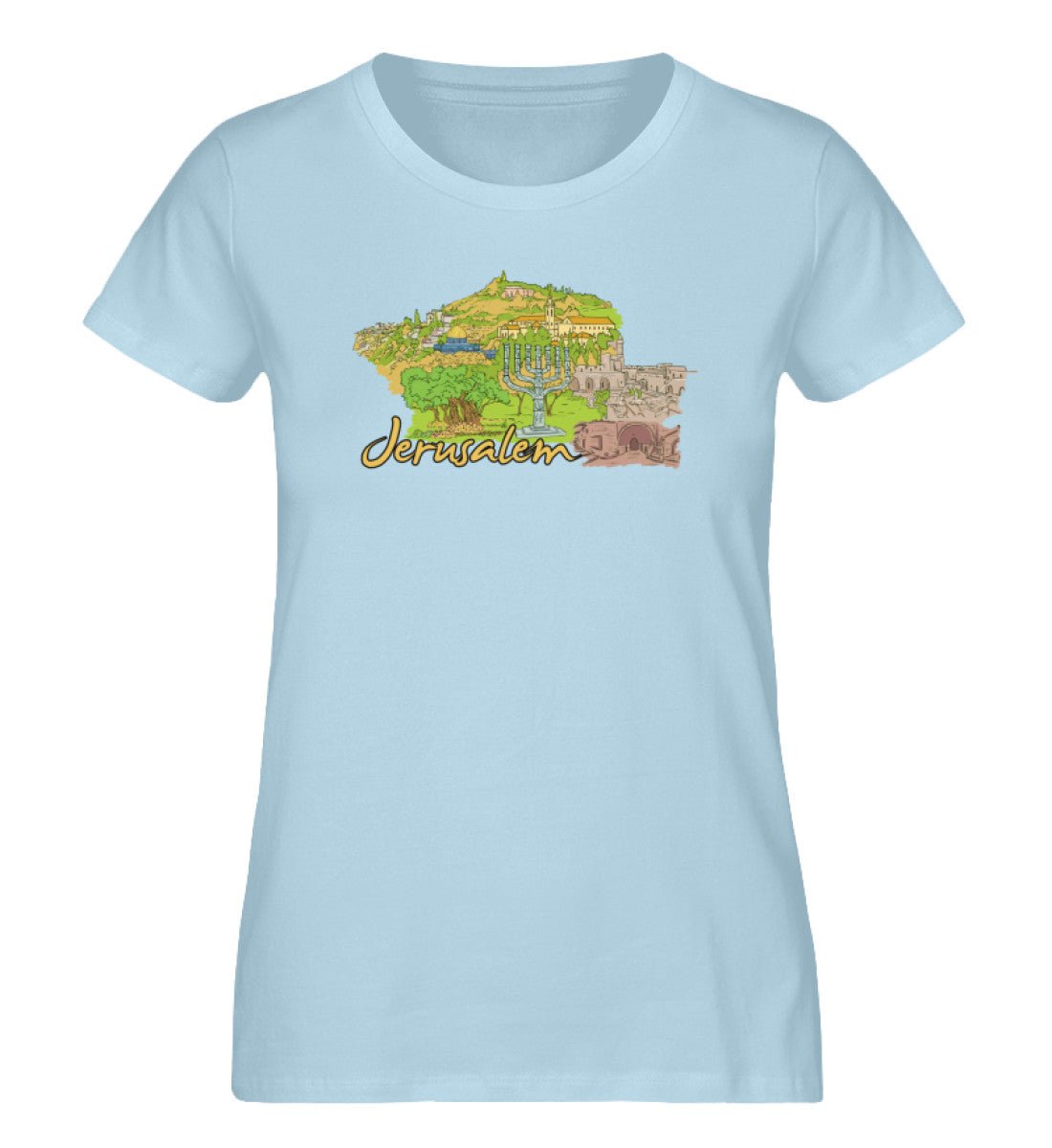 Jerusalem - Damen Premium Organic Shirt - AQ.Vogue