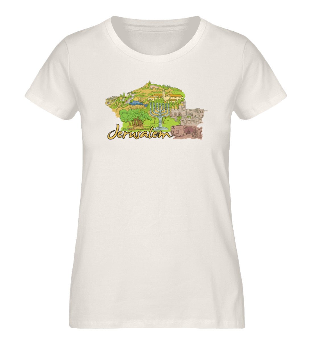 Jerusalem - Damen Premium Organic Shirt - AQ.Vogue