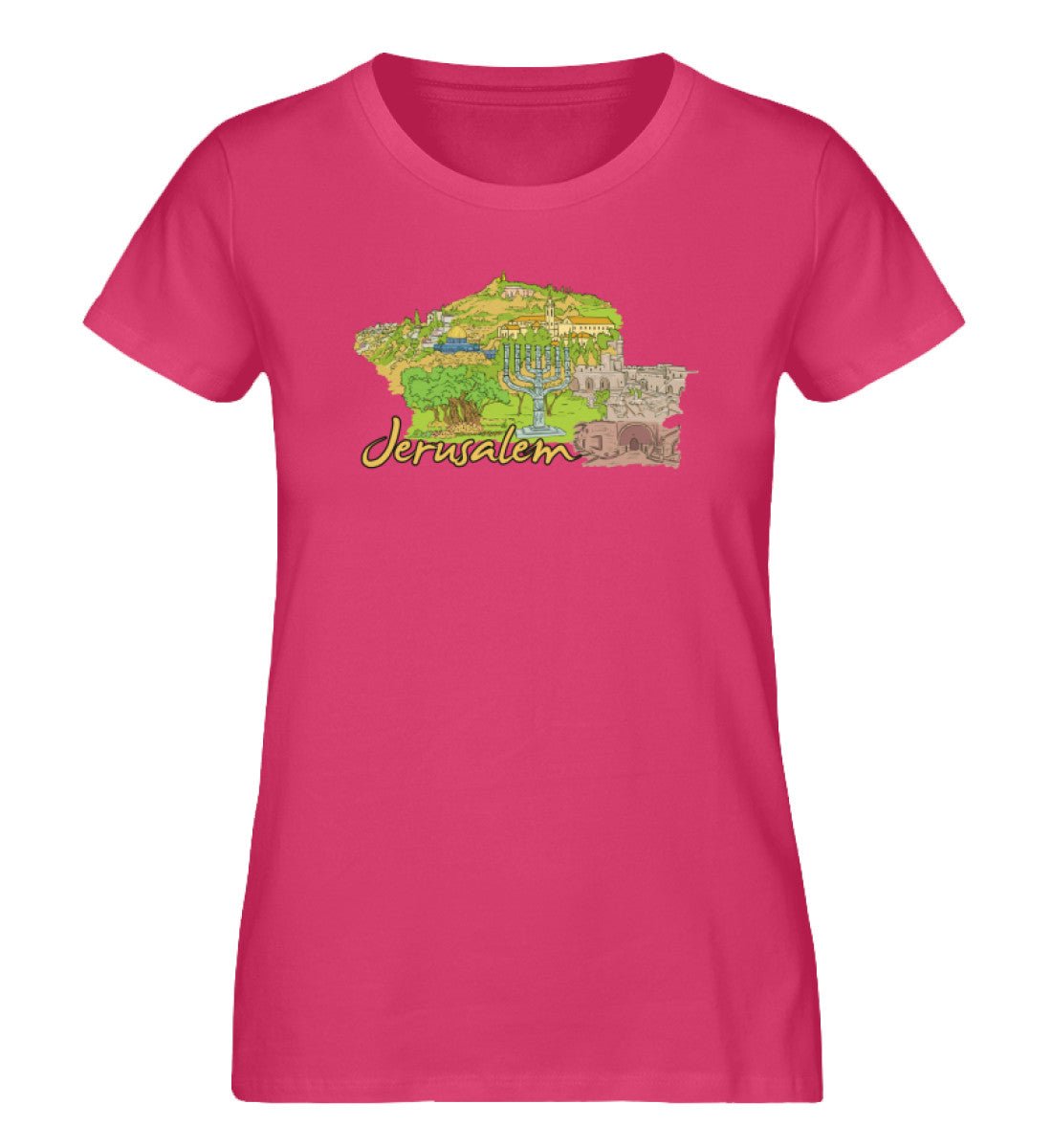 Jerusalem - Damen Premium Organic Shirt - AQ.Vogue
