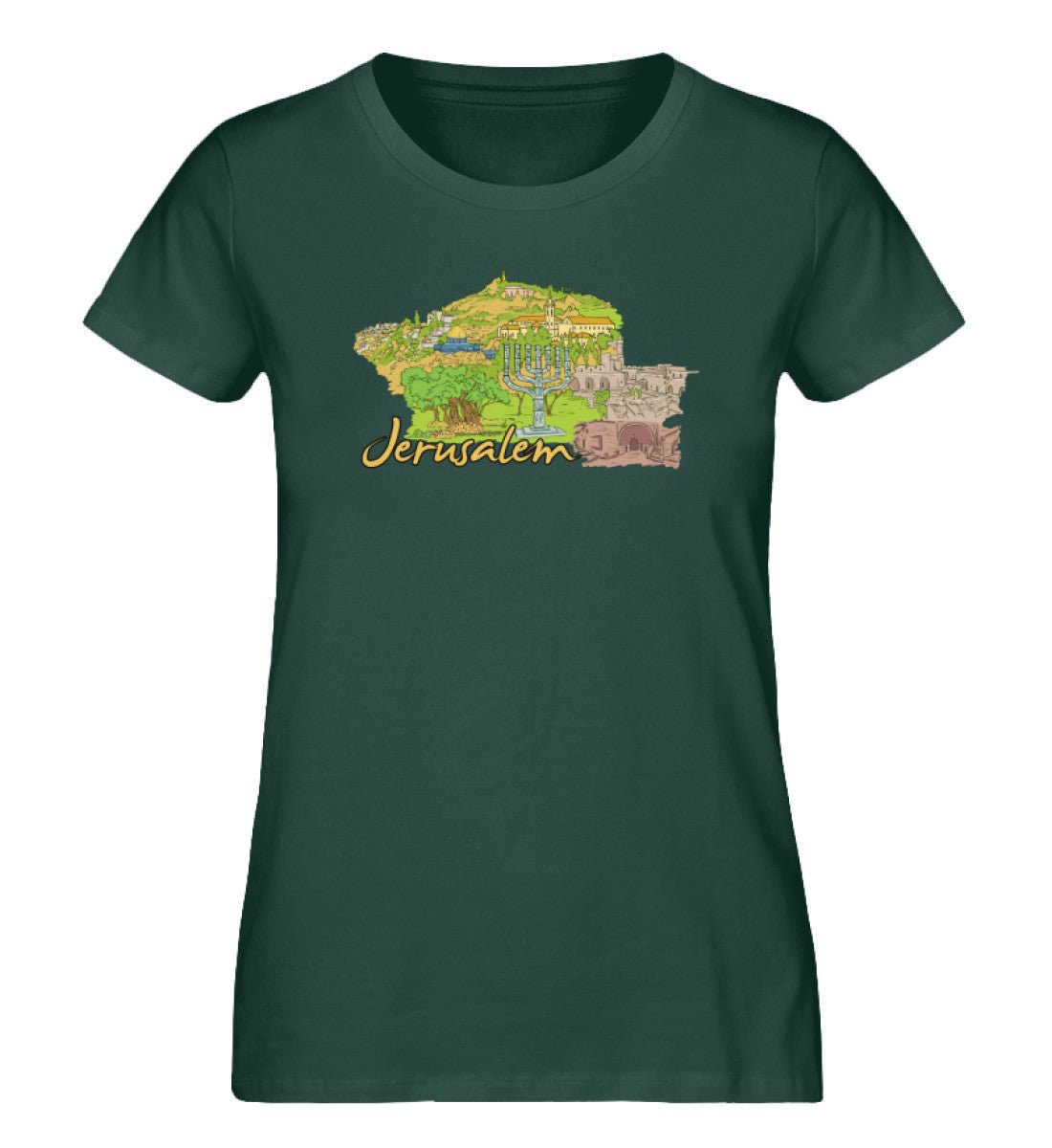 Jerusalem - Damen Premium Organic Shirt - AQ.Vogue
