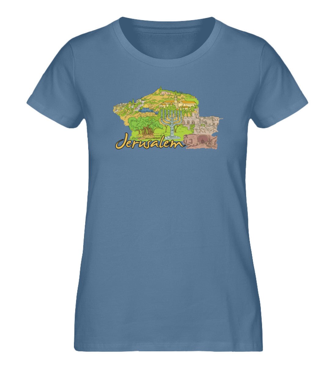 Jerusalem - Damen Premium Organic Shirt - AQ.Vogue