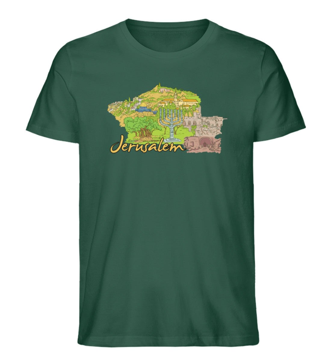 Jerusalem - Herren Premium Organic Shirt - AQ.Vogue