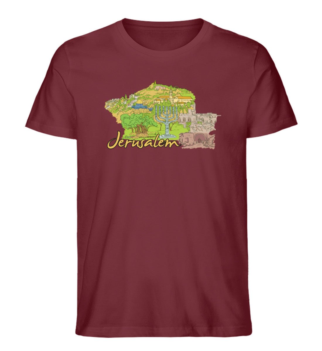 Jerusalem - Herren Premium Organic Shirt - AQ.Vogue