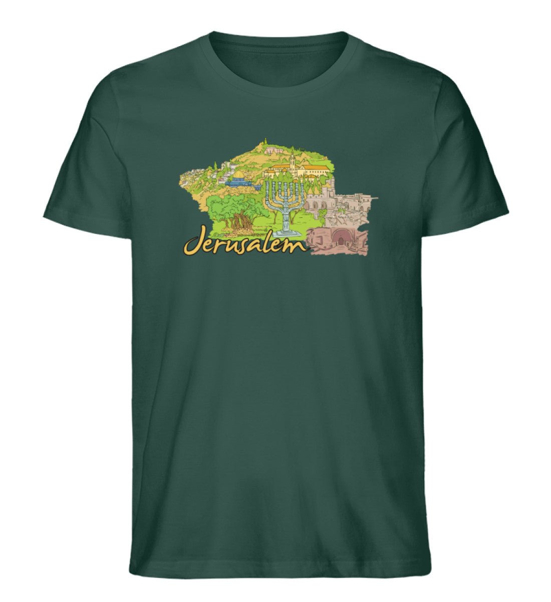 Jerusalem - Herren Premium Organic Shirt - AQ.Vogue