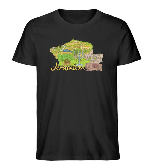 Jerusalem - Herren Premium Organic Shirt - AQ.Vogue