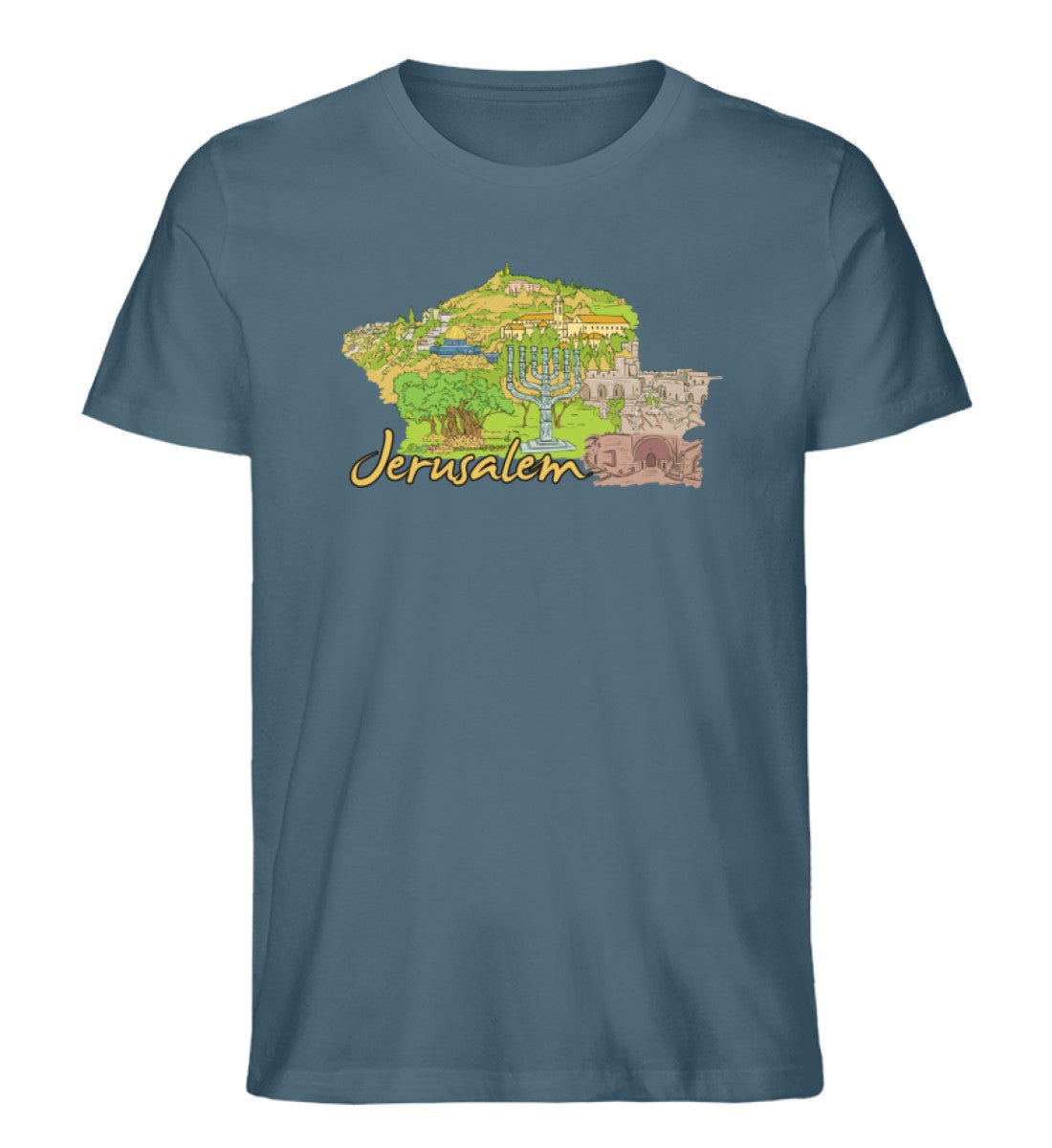 Jerusalem - Herren Premium Organic Shirt - AQ.Vogue