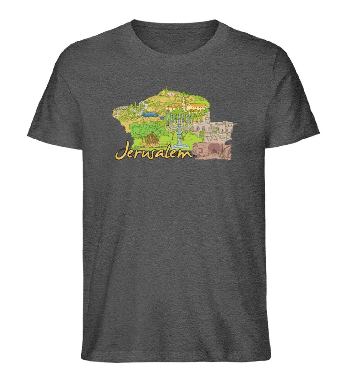 Jerusalem - Herren Premium Organic Shirt - AQ.Vogue