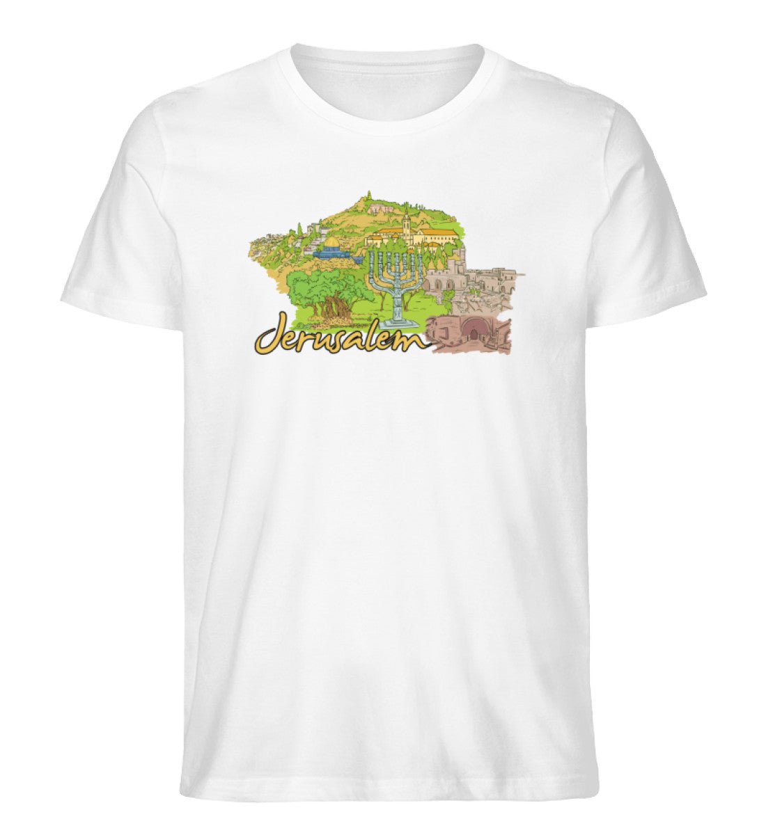 Jerusalem - Herren Premium Organic Shirt - AQ.Vogue