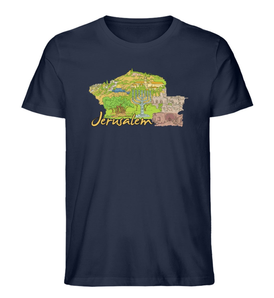 Jerusalem - Herren Premium Organic Shirt - AQ.Vogue