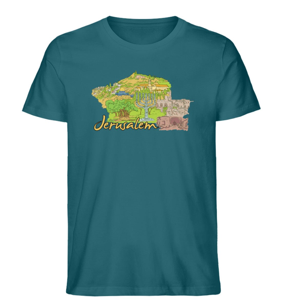 Jerusalem - Herren Premium Organic Shirt - AQ.Vogue
