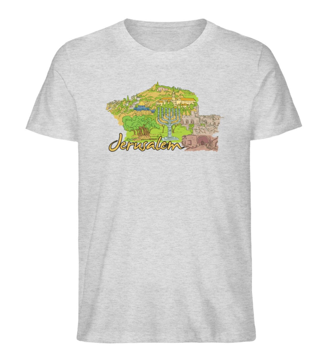 Jerusalem - Herren Premium Organic Shirt - AQ.Vogue