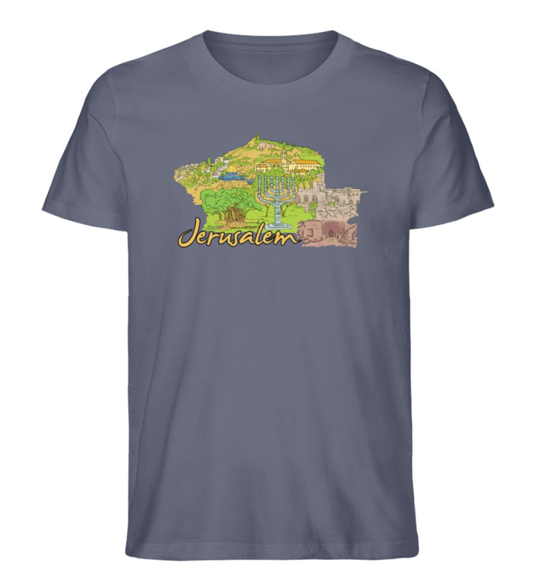Jerusalem - Herren Premium Organic Shirt - AQ.Vogue