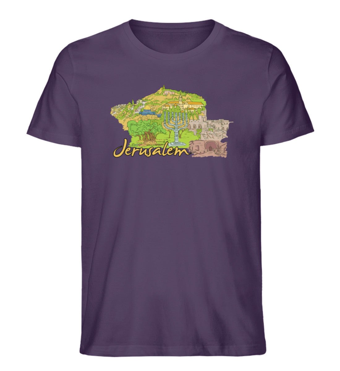Jerusalem - Herren Premium Organic Shirt - AQ.Vogue
